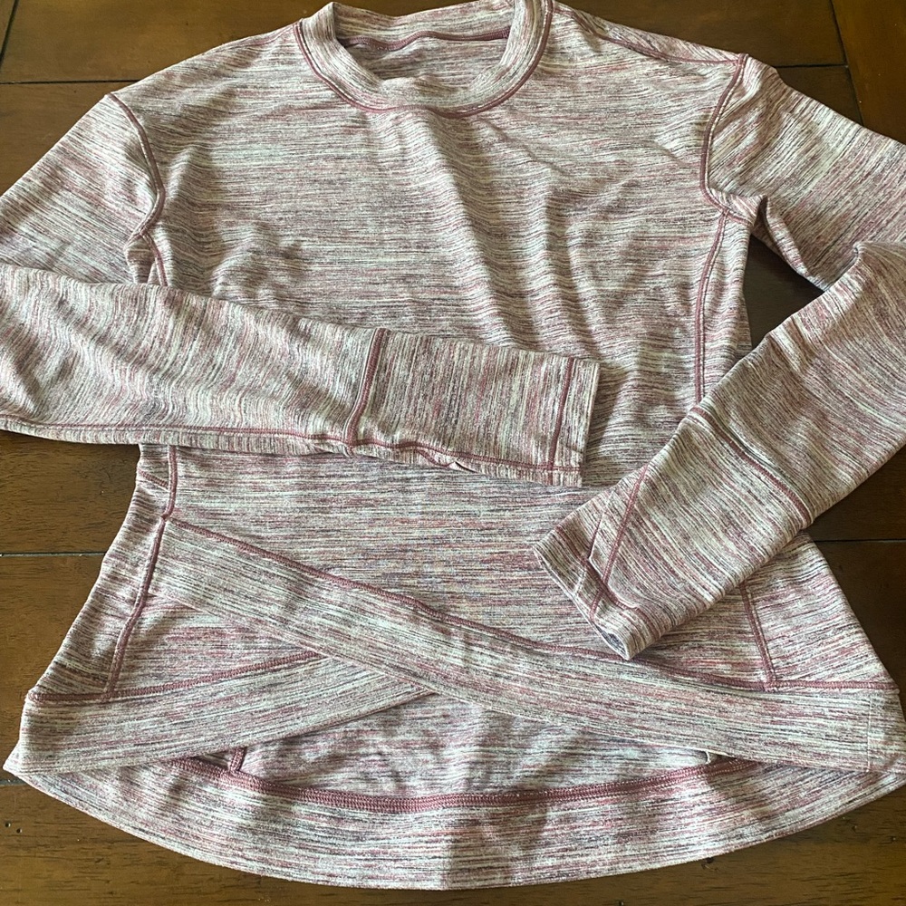 Lululemon Close to Crossing Long Sleeve in Space Dye Camo Plumful Smokey Blush